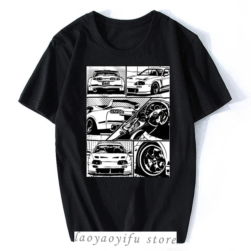 Japanese Car T-Shirt Fragmented