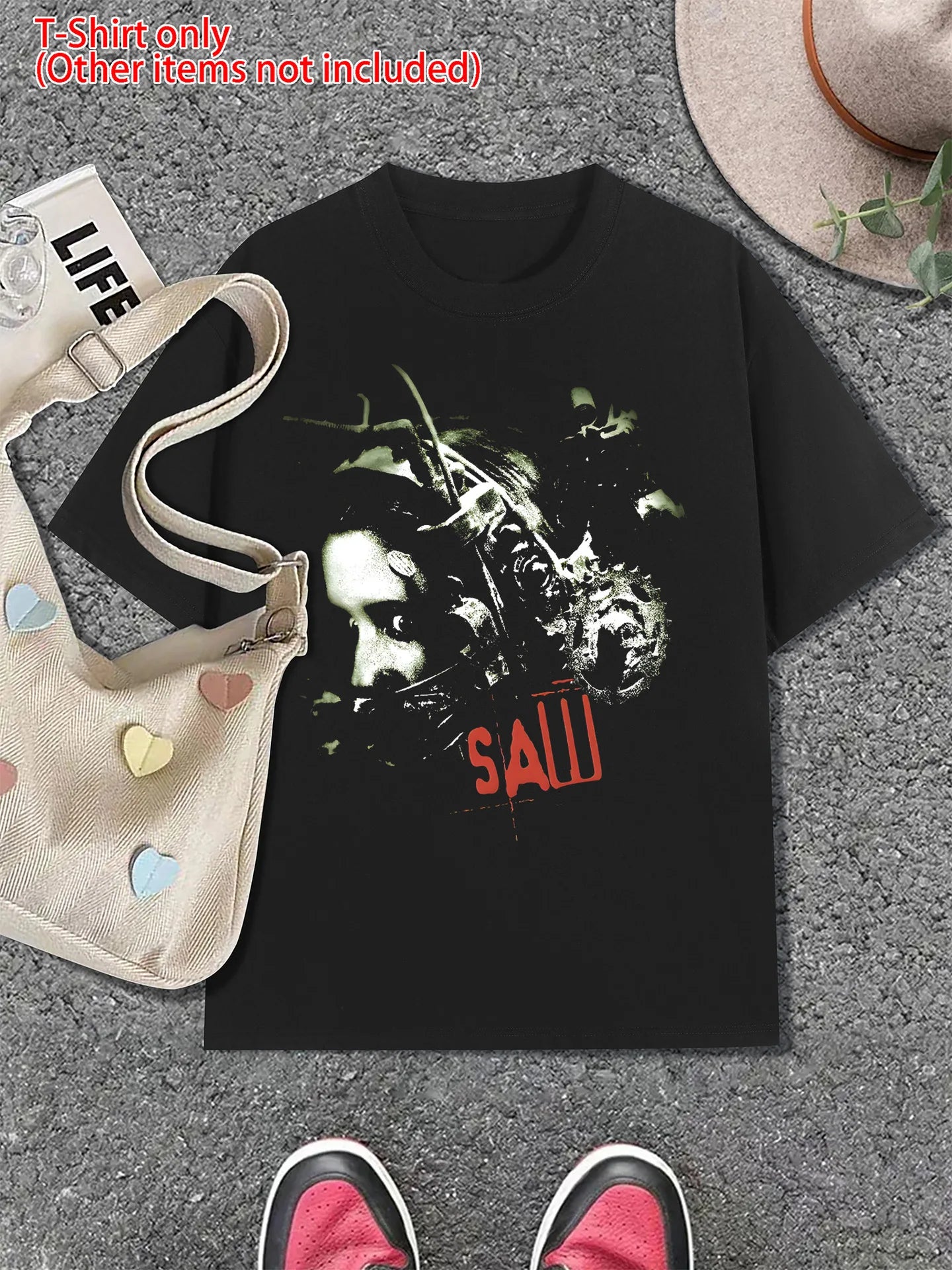 SAW Horror Print T-Shirt