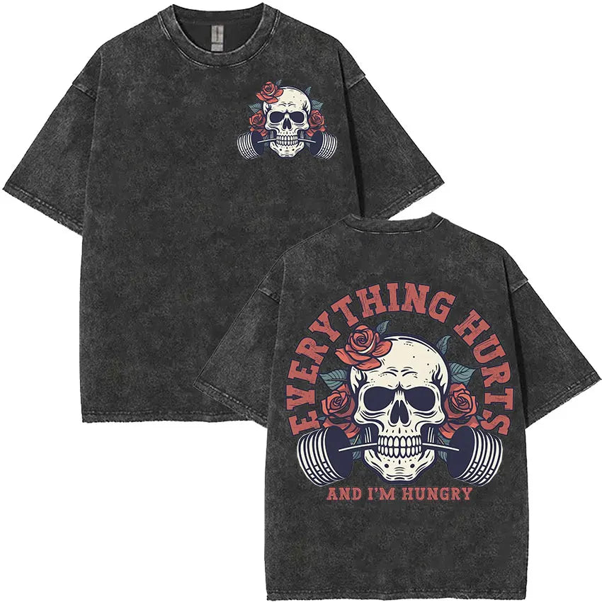 Everything Hurts Washed Tee Unisex
